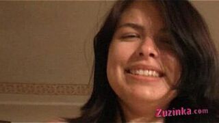 Zuzinka is having fun wiith the commercials of sex ads porn video