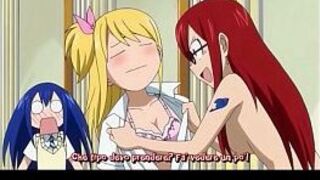 anime girls Fairy Tail ova 1 2 Funny moments sexy porn video